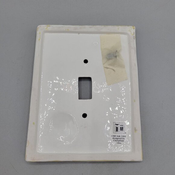 Alphabet ABC Ceramic Light Switch Cover Mary Engelbreit Childrens Room Decor - Picture 3 of 6